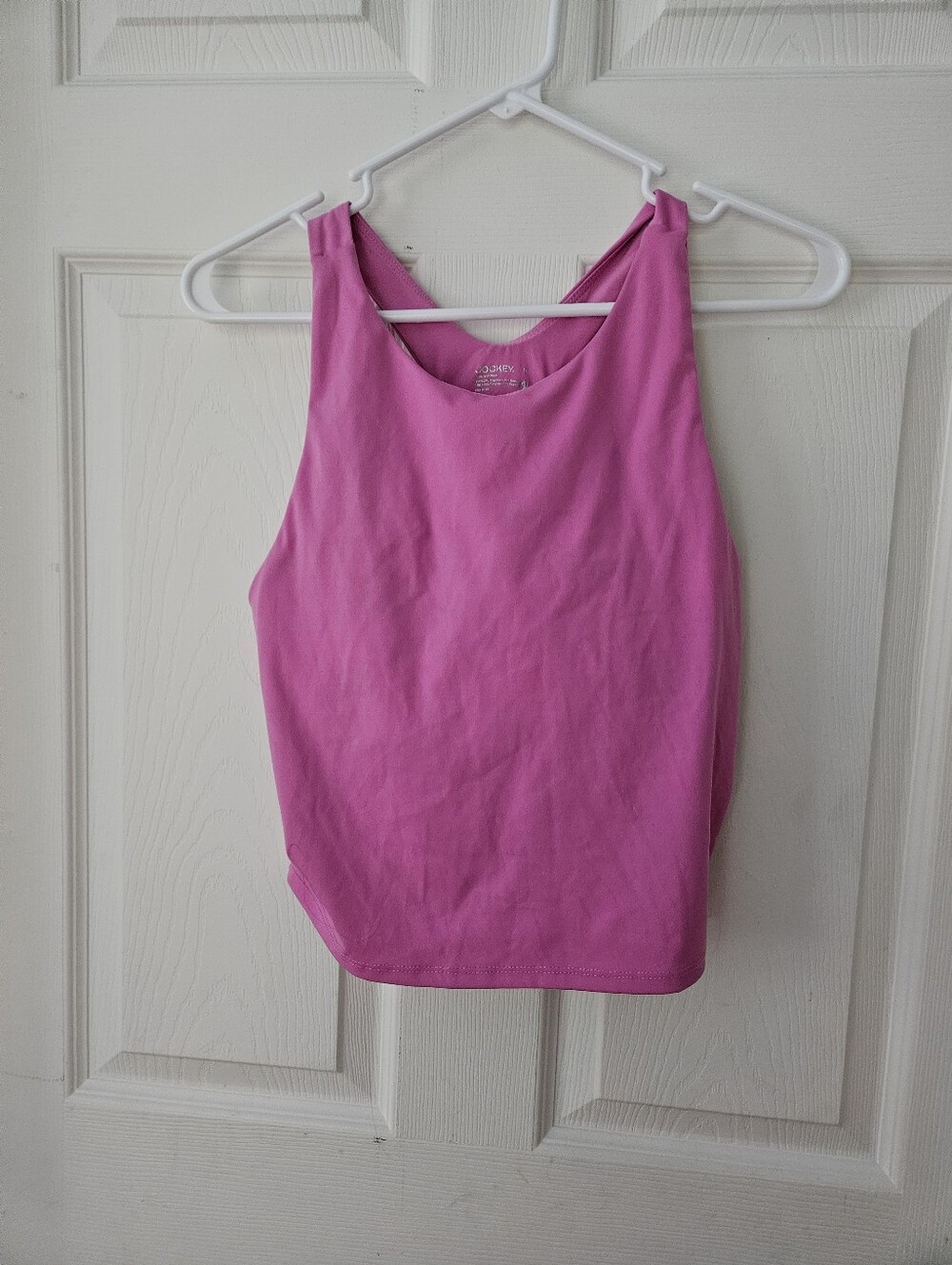 Jockey Bright Pink Scoop Neck Tank Top